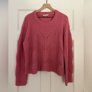 Madewell Pink Pullover Sweater